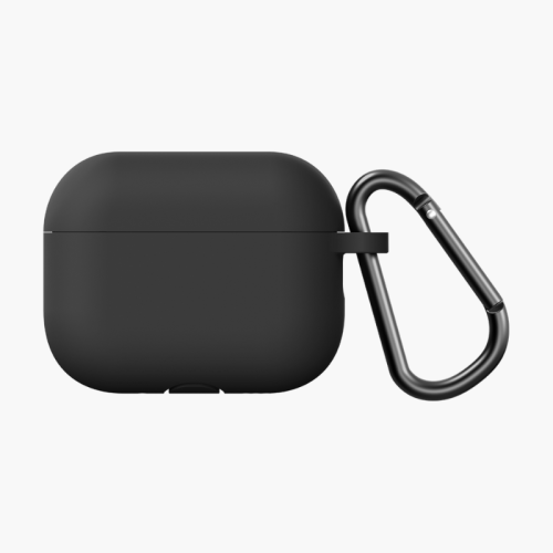 Чехол защитный Keephone Liquid силиконовый AirPods Pro 3 Чёрный