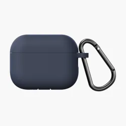 Чехол защитный Keephone Liquid силиконовый AirPods Pro 3 Синий