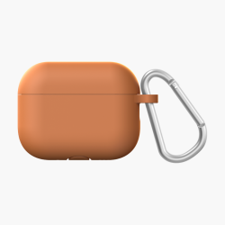 Чехол защитный Keephone Liquid силиконовый AirPods Pro 3 Коричневый