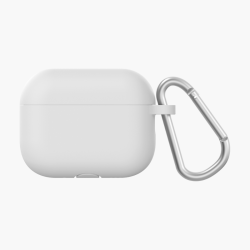 Чехол защитный Keephone Liquid силиконовый AirPods Pro 3 Белый