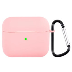 Чехол защитный силиконовый AirPods 4 Розовый