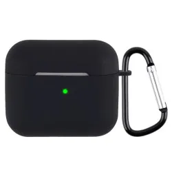 Чехол защитный силиконовый AirPods 4 Чёрный