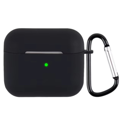 Чехол защитный силиконовый AirPods 4 Чёрный