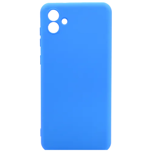 Силиконовый чехол Samsung A04 Голубой