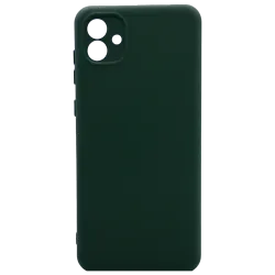 Силиконовый чехол Samsung A04 Тёмно-зелёный
