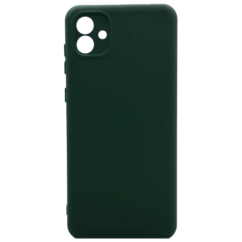 Силиконовый чехол Samsung A04 Тёмно-зелёный