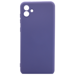 Силиконовый чехол Samsung A04 Лавандовый-серый