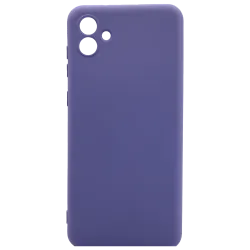 Силиконовый чехол Samsung A04 Лавандовый-серый