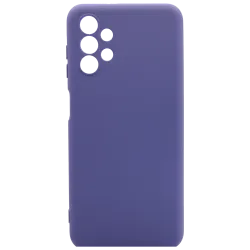 Силиконовый чехол Samsung A13 Лавандово-Серый