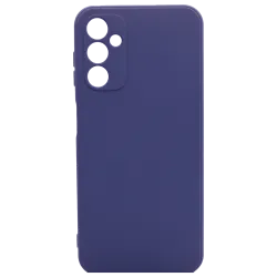 Силиконовый чехол Samsung A14 Лавандово-Серый