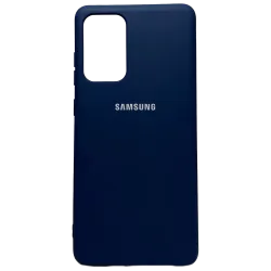 Силиконовый чехол Samsung M52 Тёмно-Синий