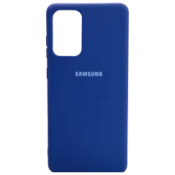Силиконовый чехол Samsung A51 Тёмно-Синий