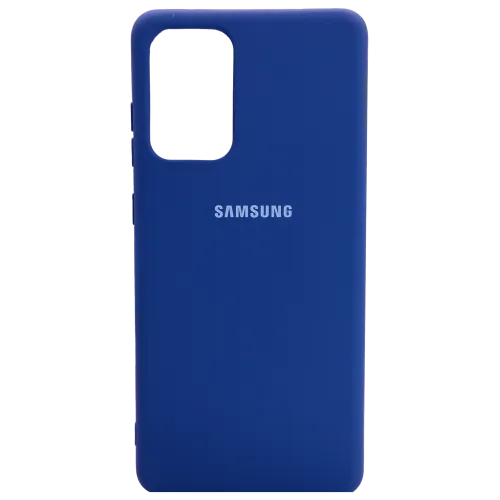 Силиконовый чехол Samsung A51 Тёмно-Синий