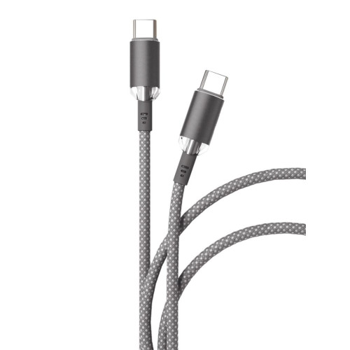Кабель VLP Diamond Cable USB C - USB C 1.2м Темно-серый