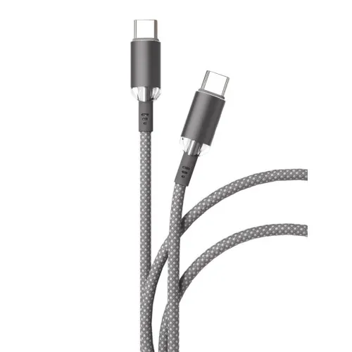 Кабель VLP Diamond Cable USB C - USB C 1.2м Темно-серый