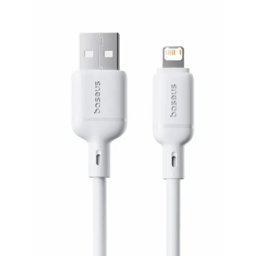 Кабель Baseus USB - Lightning 2.4A 1.5м Белый