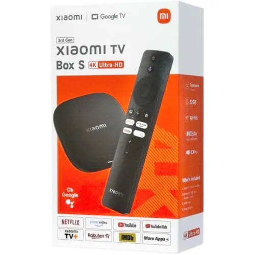 ТВ-приставка Xiaomi TV Box S 3rd Gen 4K Ultra-HD
