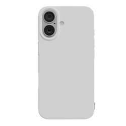 Чехол защитный AceCase Soft Shell iPhone 16 Белый