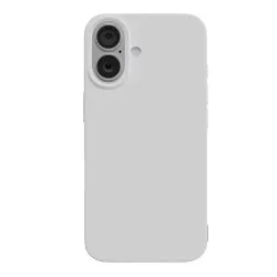 Чехол защитный AceCase Soft Shell iPhone 16 Белый