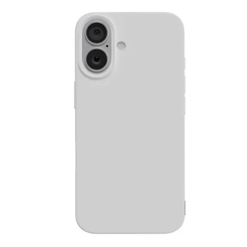 Чехол защитный AceCase Soft Shell iPhone 16 Белый