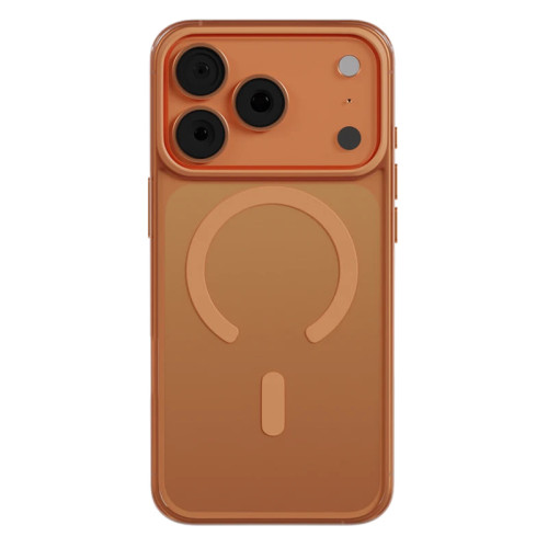 Чехол защитный AceCase Crystal Shield для iPhone 17 Pro Max Оранжевый