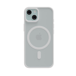 Чехол защитный AceCase Soft Rim iPhone 15 Белый