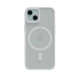 Чехол защитный AceCase Soft Rim iPhone 15 Белый