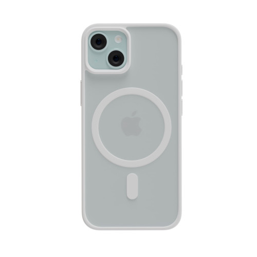 Чехол защитный AceCase Soft Rim iPhone 15 Белый