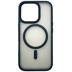 Чехол защитный AceCase Soft Rim iPhone 16 Pro Чёрный