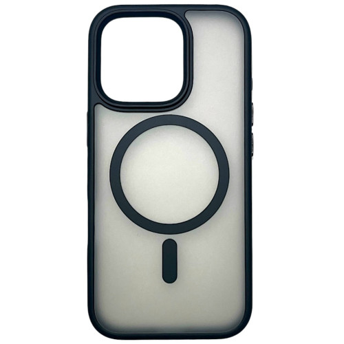 Чехол защитный AceCase Soft Rim iPhone 16 Pro Max Чёрный