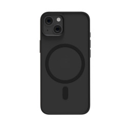 Чехол защитный AceCase Soft Rim iPhone 15 Чёрный