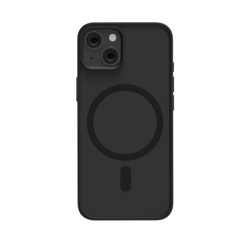 Чехол защитный AceCase Soft Rim iPhone 15 Чёрный