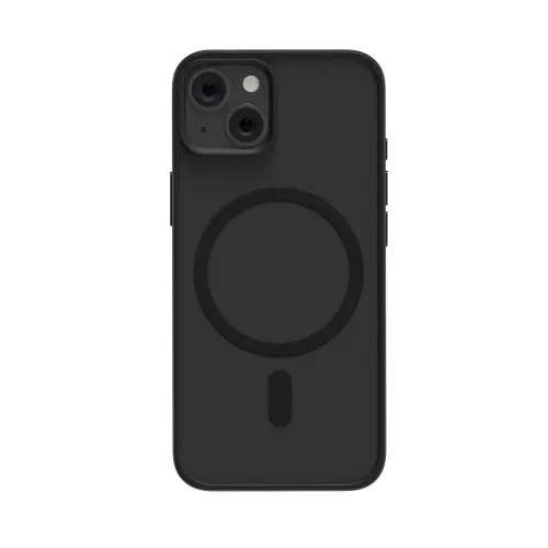 Чехол защитный AceCase Soft Rim iPhone 15 Чёрный