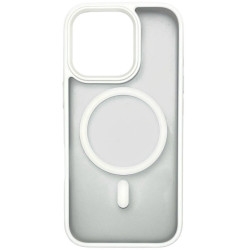 Чехол защитный AceCase Soft Rim iPhone 16 Pro Max Белый