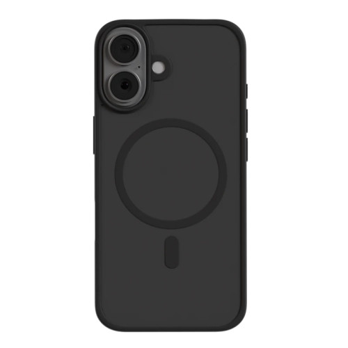 Чехол защитный AceCase Soft Rim iPhone 17 Чёрный