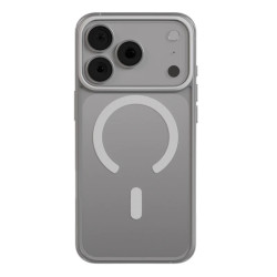 Чехол защитный AceCase Crystal Shield для iPhone 17 Pro Max Серебристый
