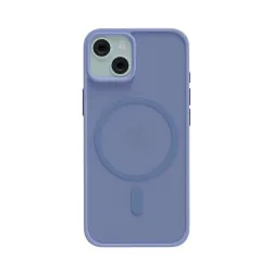 Чехол защитный AceCase Soft Rim iPhone 15 Синий