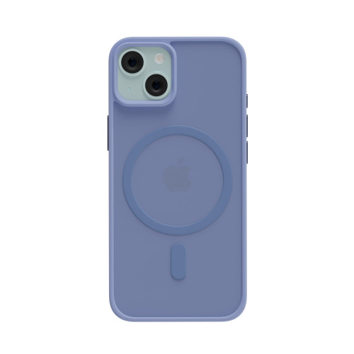 Чехол защитный AceCase Soft Rim iPhone 15 Синий