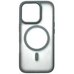 Чехол защитный AceCase Soft Rim iPhone 16 Pro Серый