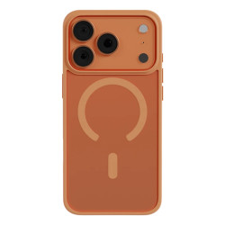 Чехол защитный AceCase Soft Rim iPhone 17 Pro Max Оранжевый