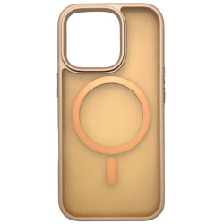Чехол защитный AceCase Soft Rim iPhone 16 Pro Max Золотой