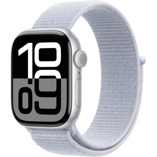 Apple Watch 10 42mm Sport Loop Blue Cloud (Серебристый)