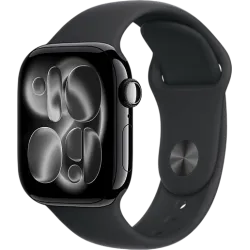 Apple Watch 11 42мм Спортивный ремешок (Чёрный)