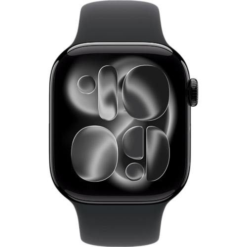 Apple Watch 11 46mm Sport Band (черный)