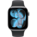 Apple Watch 11 46mm Sport Band (серый космос/черный)