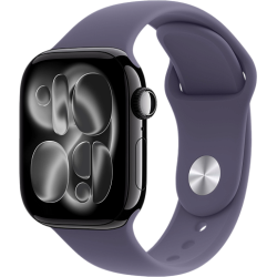 Apple Watch 11 42mm Sport Band (черный/фиолетовый)