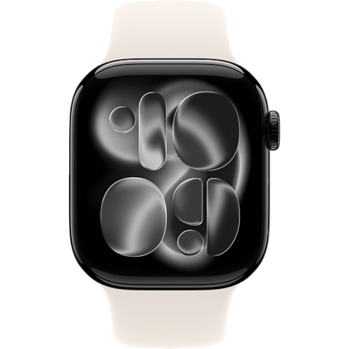 Apple Watch 11 42mm Sport Band (черный/сияющая звезда)