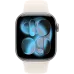 Apple Watch 11 42мм Спортивный ремешок (Серый космос/Сияющая звезда)