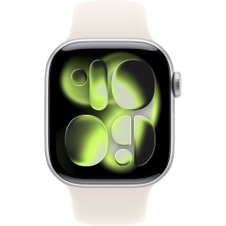 Apple Watch 11 42mm Sport Band (серебристый/сияющая звезда)