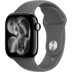 Apple Watch 11 42mm Sport Band (черный/серый)